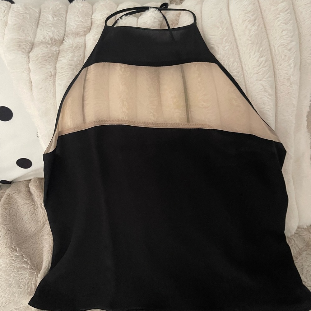 Cami silk and sheer camisole